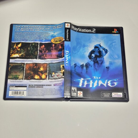 The Thing Playstation 2 PS2 complete cib video game survival horror - Picture 2 of 6